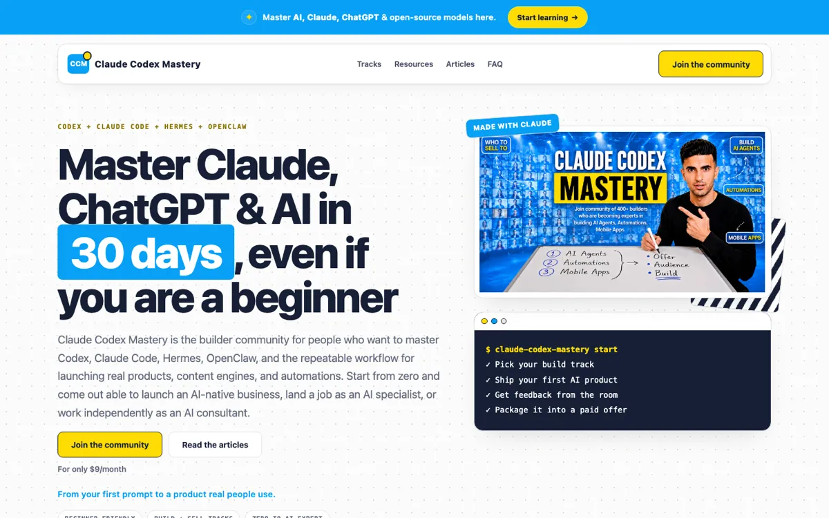 Claude Codex Mastery — claudecodexmastery.space