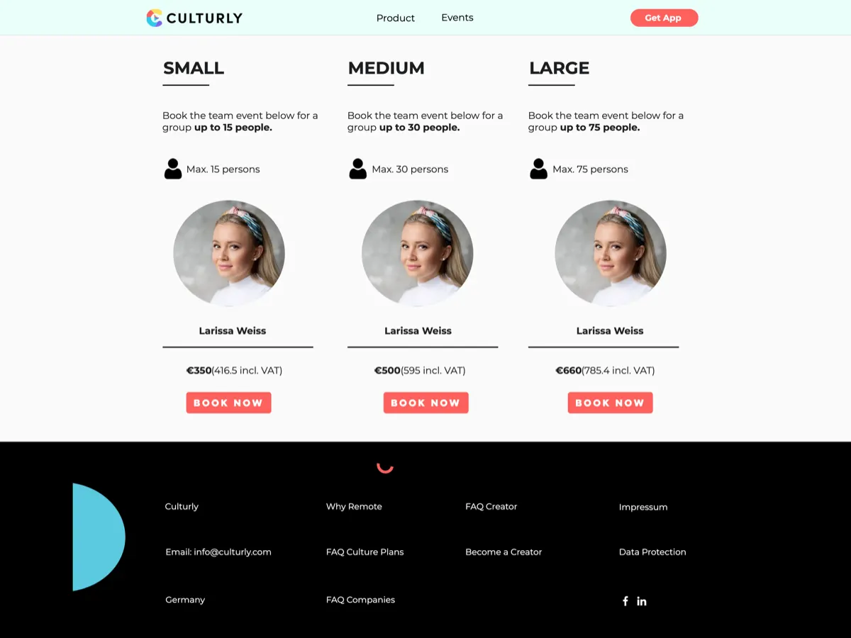 Culturly Marketplace — Book now